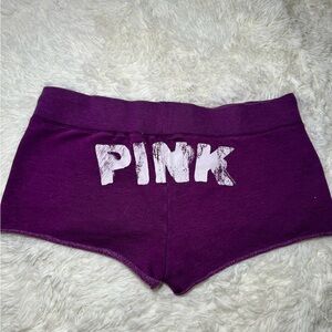 PINK Victoria's Secret Lavender Shorts